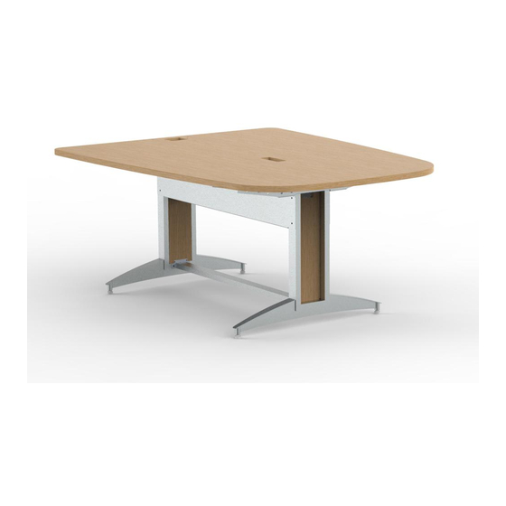 Spectrum Industries Optio Collaboration Table 37132 Assembly Instructions Manual