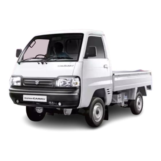 MARUTI SUZUKI SUPER CARRY 2023 Owner's Manual & Service Booklet