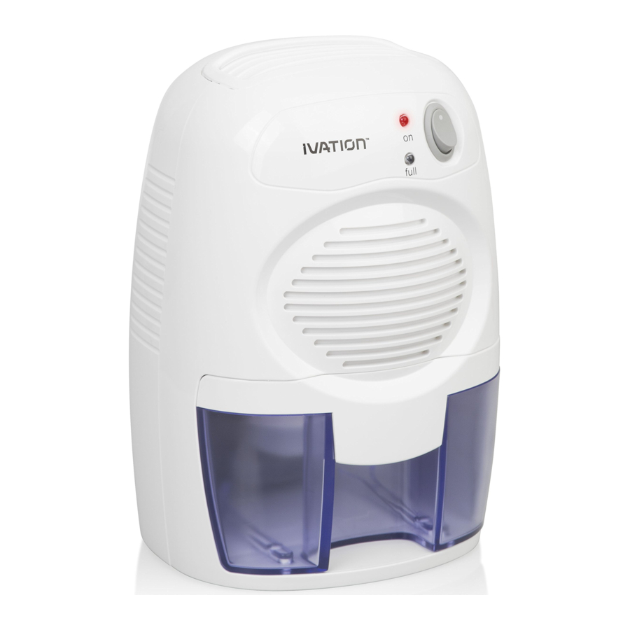 Ivation IVADM10 - PETITE DEHUMIDIFIER Manual