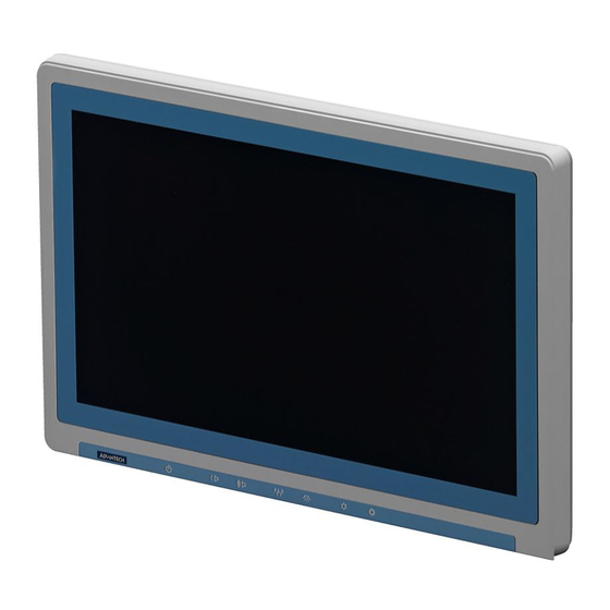 Advantech POC-W211 Quick Start Manual