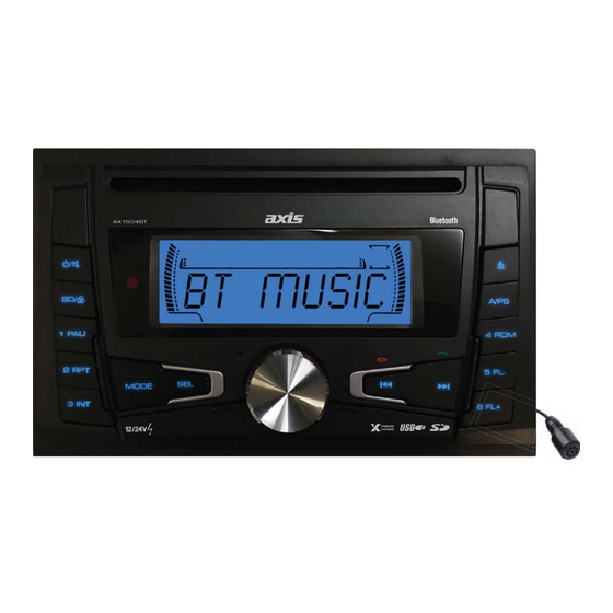 Axis AX1504BT Installation Manual