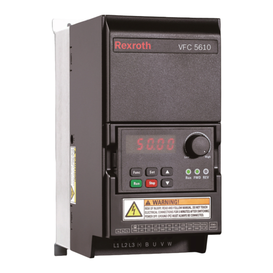 REXROTH VFC 3610 AC Motor Control Manuals