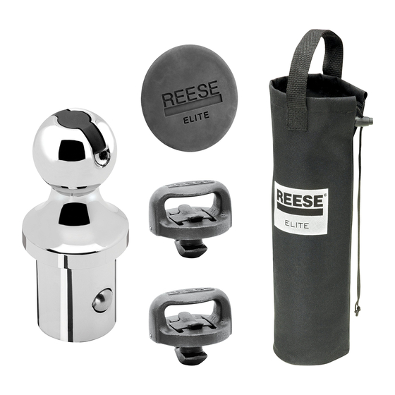 Reese Elite Pop-In Assembly Instructions Manual