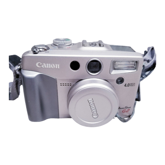 Canon PowerShot G2 (PC1015) Reference Manual