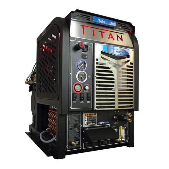 HydraMaster Titan 625 Owner's Manual