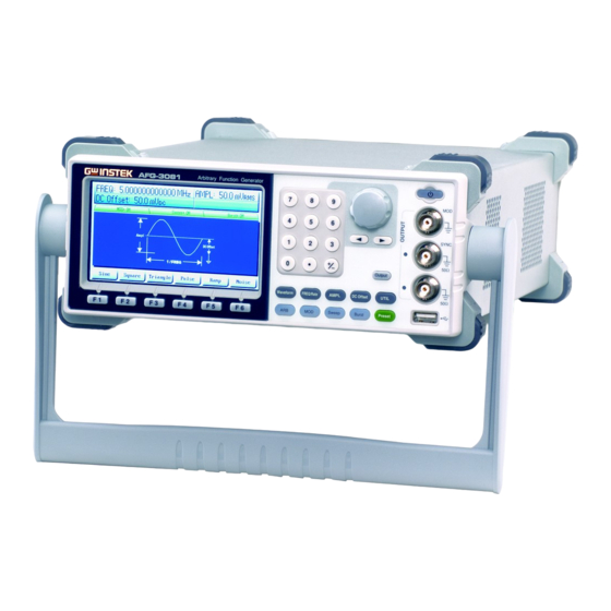 GW Instek AFG-3000 Series Programming Manual