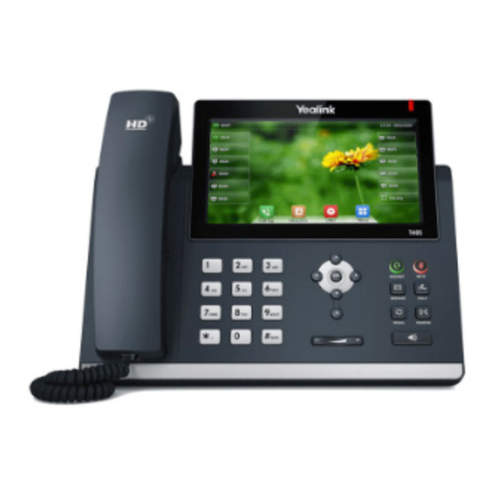 Yealink SIP T46S Quick Start Manual