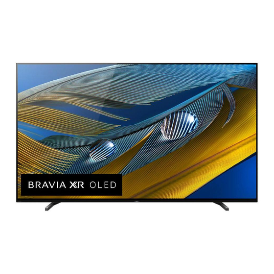 Sony XR-65A80CJ Manual