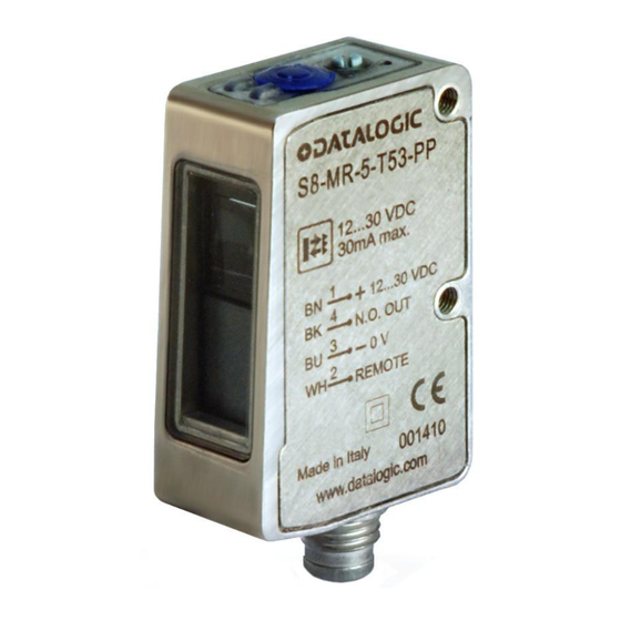 Datalogic S8-MR T Series Instruction Manual
