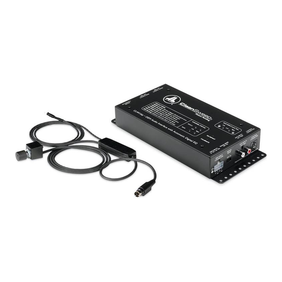 JL Audio ClenSweep CL441 dsp Owner's Manual