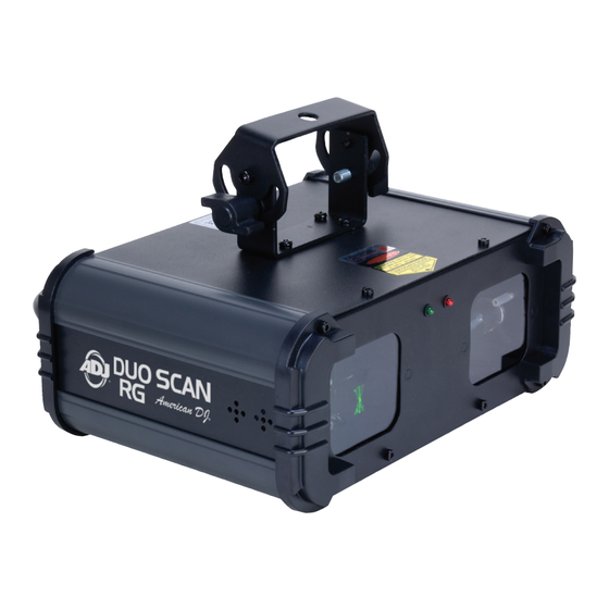 American DJ Duo Scan RG User Instructions