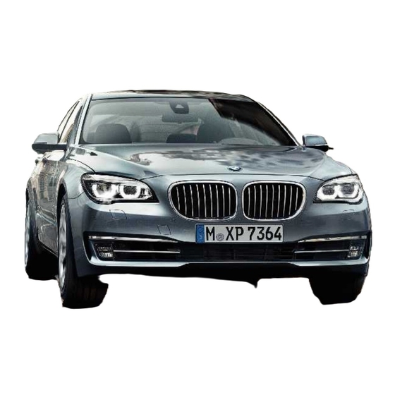 BMW ActiveHybrid 7 Owner's Manual