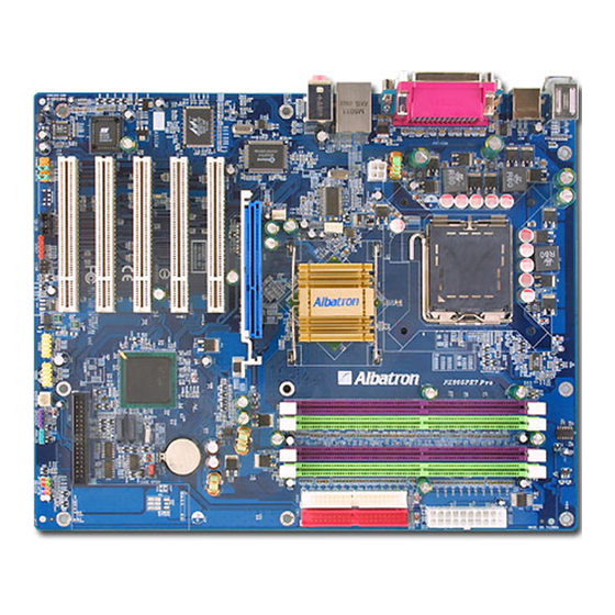 Albatron PX865PE7 User Manual