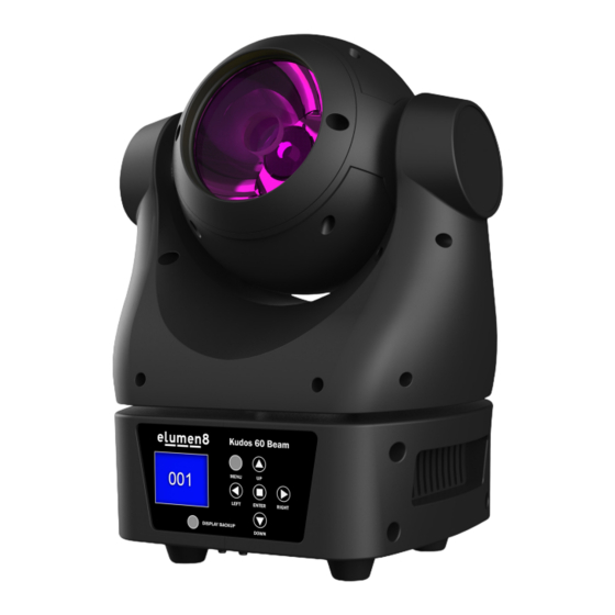 Elumen8 Kudos 60 Beam User Manual