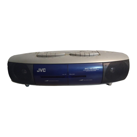 JVC RC-W305 Service Manual