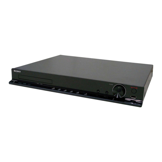 Sony HBD-DZ740 Service Manual