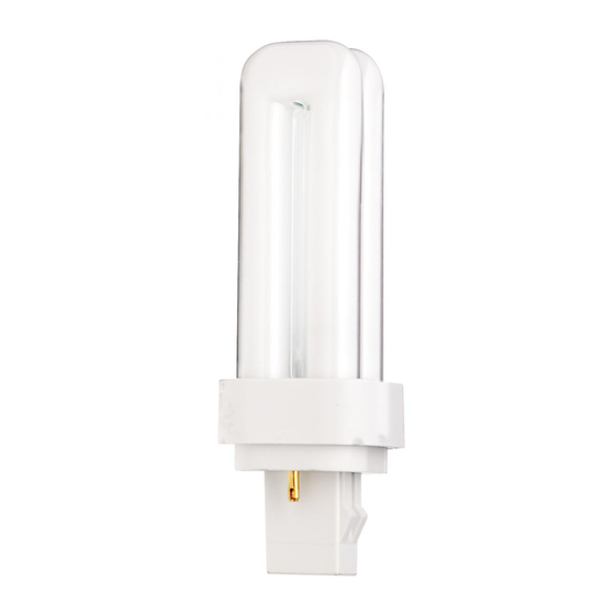 Satco Products Compact Fluorescent Lamps Manuals