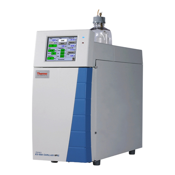 Thermo Scientific Dionex ICS-4000 Installation Instructions Manual