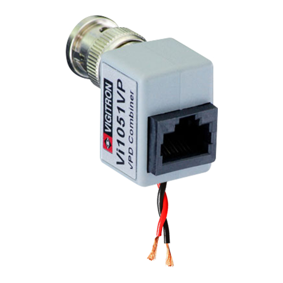 Vigitron VPD Series Installation Manual