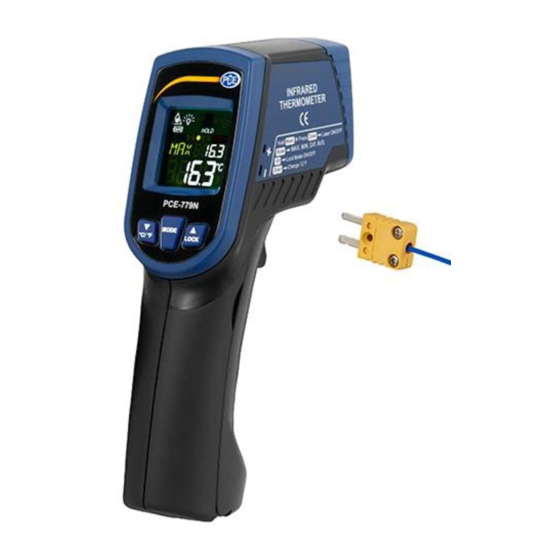 PCE Instruments PCE-779N-ICA Manual