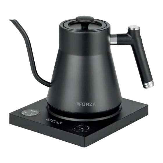 User Manuals: ECG FORZA 8000 Pour Over Nero Kettle