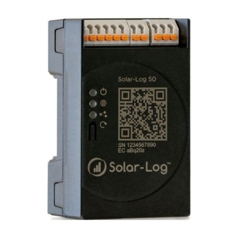 Solar-Log 50 - Gateway Quick Start Guide