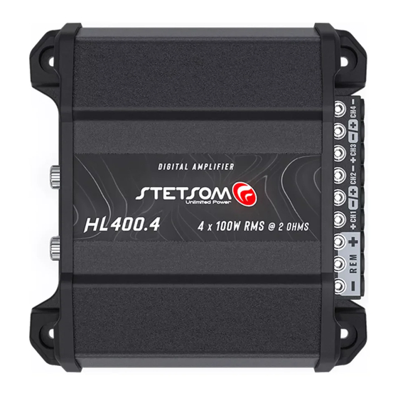 StetSom HIGH LINE HL400.4 User Manual