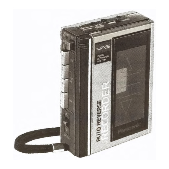 Panasonic RQ-382 Service Manual