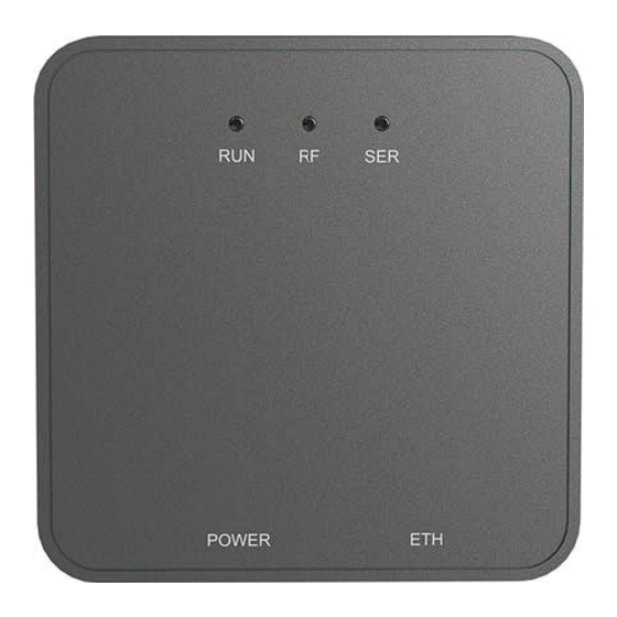 SOLIS S2-RF-GATEWAY Quick User Manual