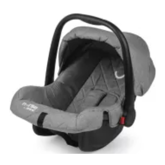 JANE NURSE VOYAJER CARSEAT Instructions Manual