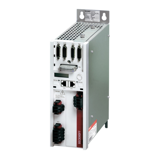 Beckhoff AX5911 Start-Up