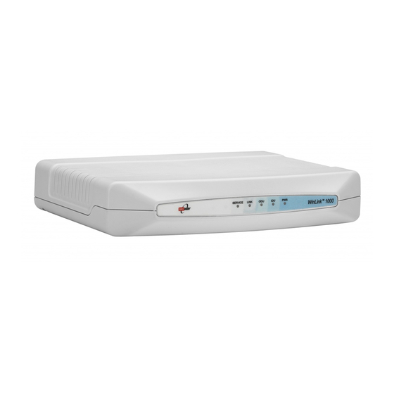 Radwin WinLink 1000 User Manual And Installation Manual
