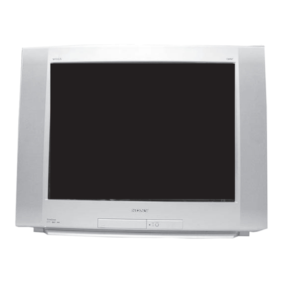 Sony TRINITRON KD-32FS130 Service Manual