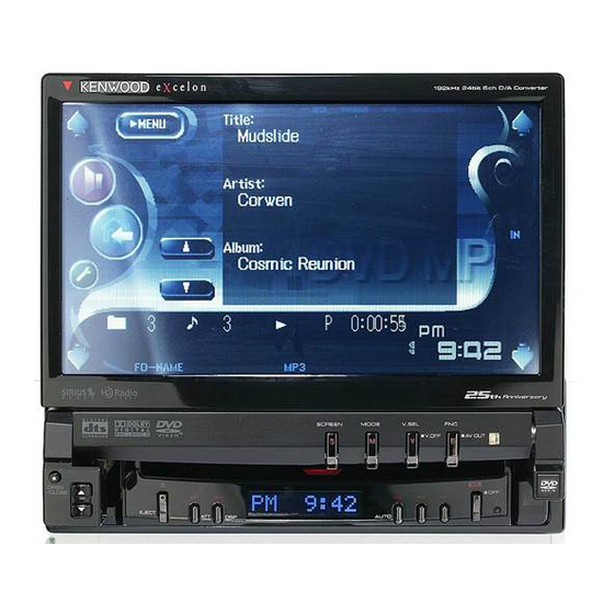 Kenwood XXV-05V Manuals