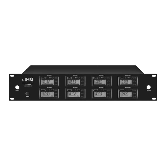 IMG STAGE LINE TXS-686 Instruction Manual