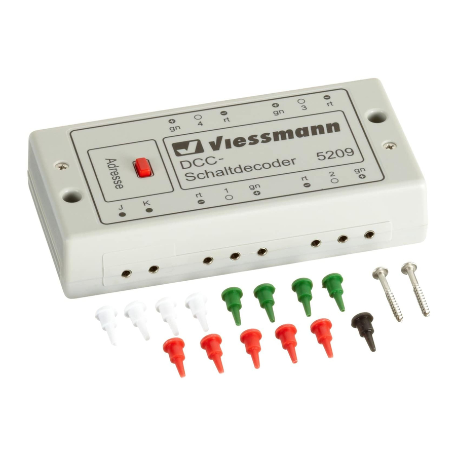 Viessmann 5209 Operating Instructions