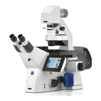 Zeiss AxioObserver D1 User Manual