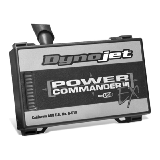 Dynojet Power Commander III EX Installation Instructions