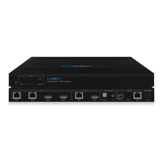 BluStream SW41HDBT Quick Reference Manual