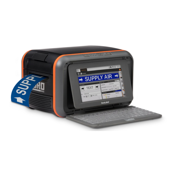 DuraLabel TORO MAX Quick Start Manual