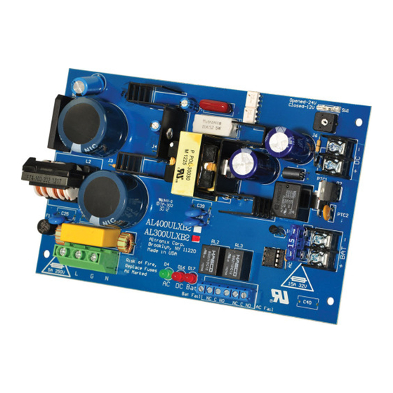 Altronix AL300ULXB2 Quick Start Manual