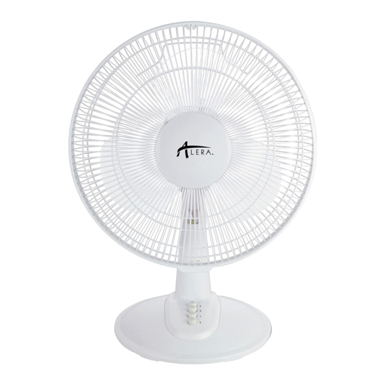 Alera ALE-FAN122 Operating Instructions Manual