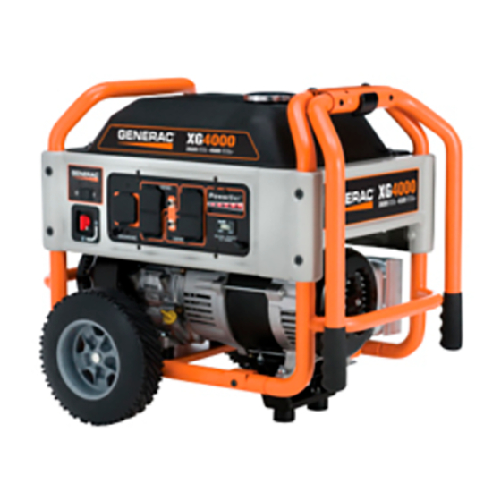 Generac Power Systems XG4000 Owner's Manual