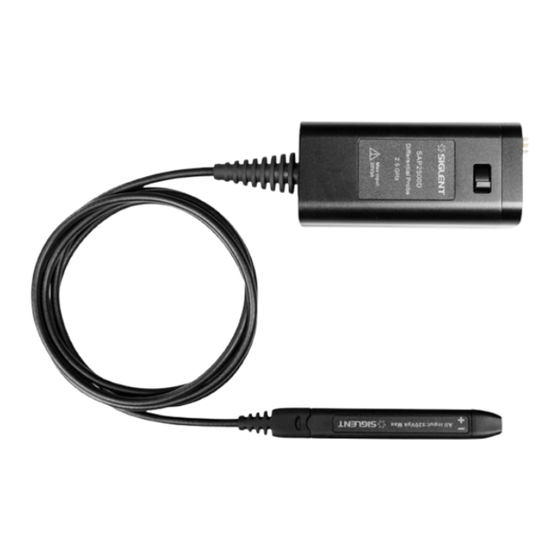 SIGLENT TECHNOLOGIES SAP2500D User Manual
