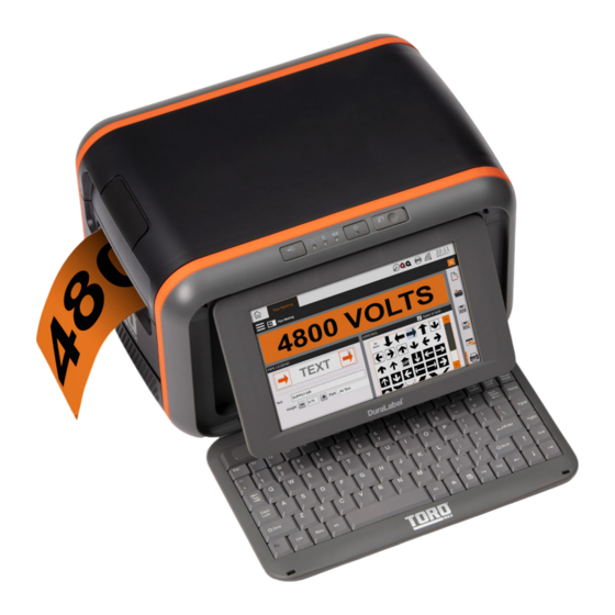 DuraLabel TORO MAX User Manual