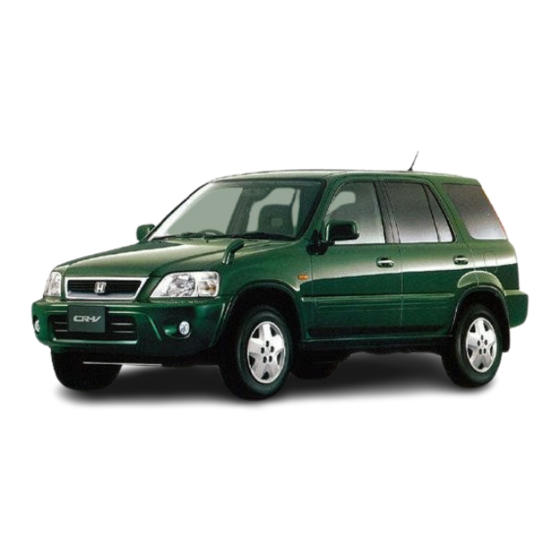 Honda CR-V 2000 Owner's Manual