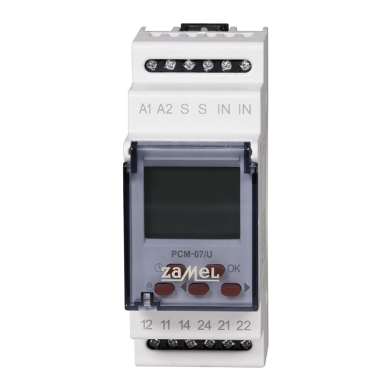 Zamel PCM-07/U Instruction Manual