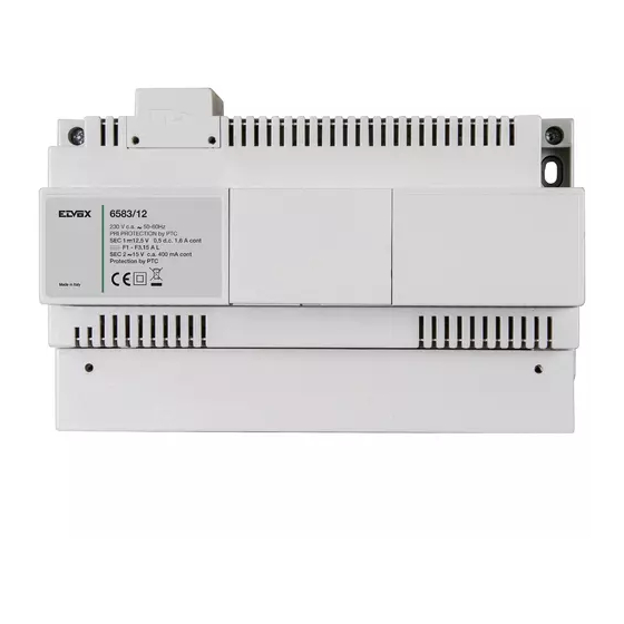Vimar Elvox 6837/C17 Installer's Manual