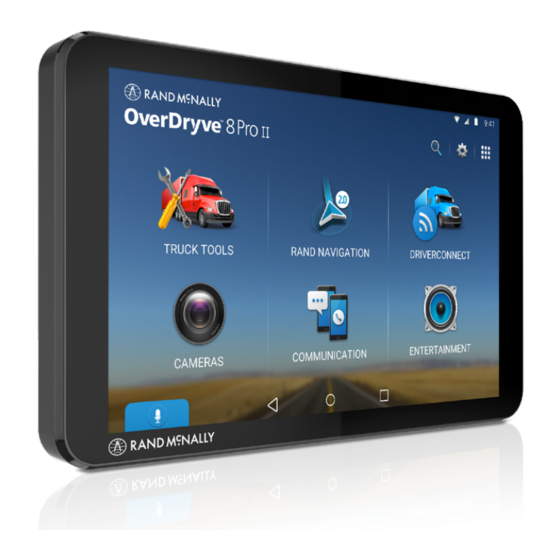 Rand McNally OverDryve Pro II User Manual