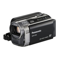 Panasonic SDR S7 - Flash Memory Camcorder Owner's Manual